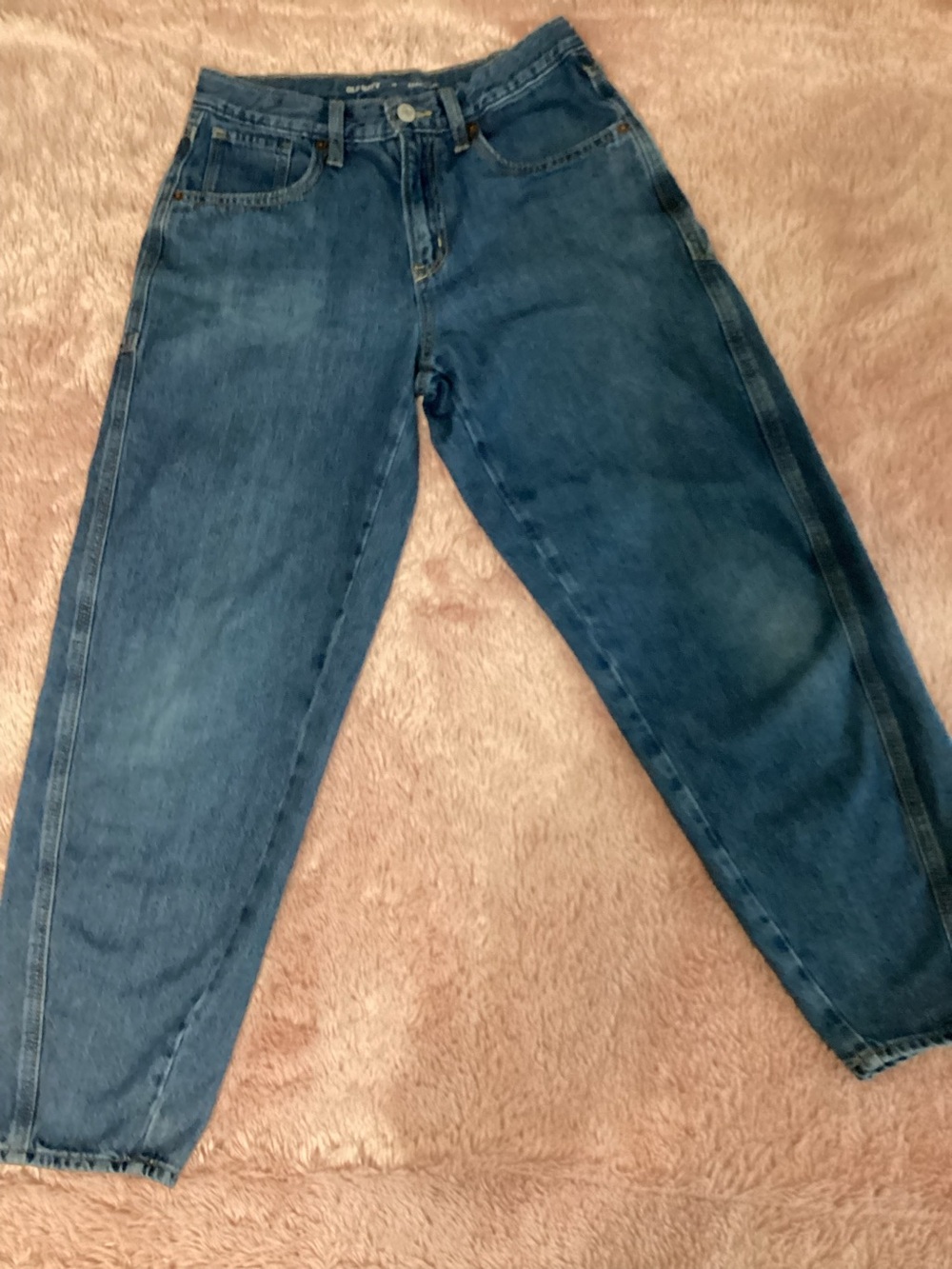 Old Navy High Rise Barrel Leg Jeans